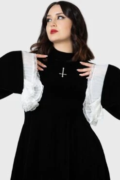 Alexandra's Curse Mini Dress [PLUS] -Gothic Wear Store ALEXANDRAS CURSE MINI DRESS PLUS W D