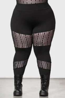 Alvaro Leggings [PLUS] -Gothic Wear Store ALVARO LEGGINGS PLUS W D