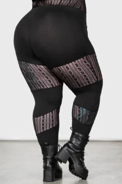 Alvaro Leggings [PLUS] -Gothic Wear Store ALVARO LEGGINGS PLUS W F
