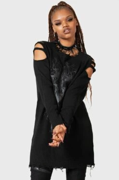 Apparitions Knit Sweater -Gothic Wear Store APPARITIONS KNIT SWEATER W D