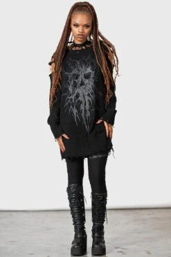 Apparitions Knit Sweater -Gothic Wear Store APPARITIONS KNIT SWEATER W E
