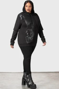 Bad2the Hoodie [PLUS] -Gothic Wear Store BAD2THE HOODIE PLUS W D