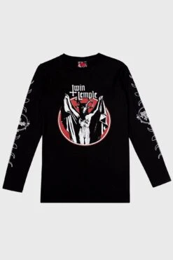 Baphomette Long Sleeve Top 16 Baphomette Long Sleeve Top -Gothic Wear Store BAPHOMETTE LONG SLEEVE TOP PLUS MENS B