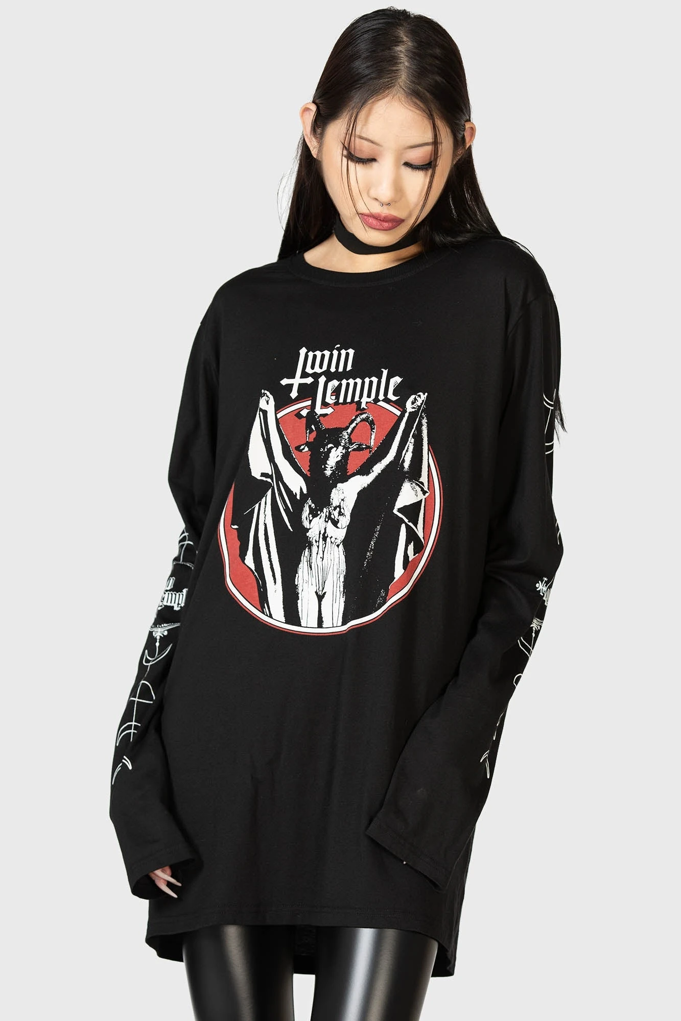 Baphomette Long Sleeve Top 2 Baphomette Long Sleeve Top - Image 2