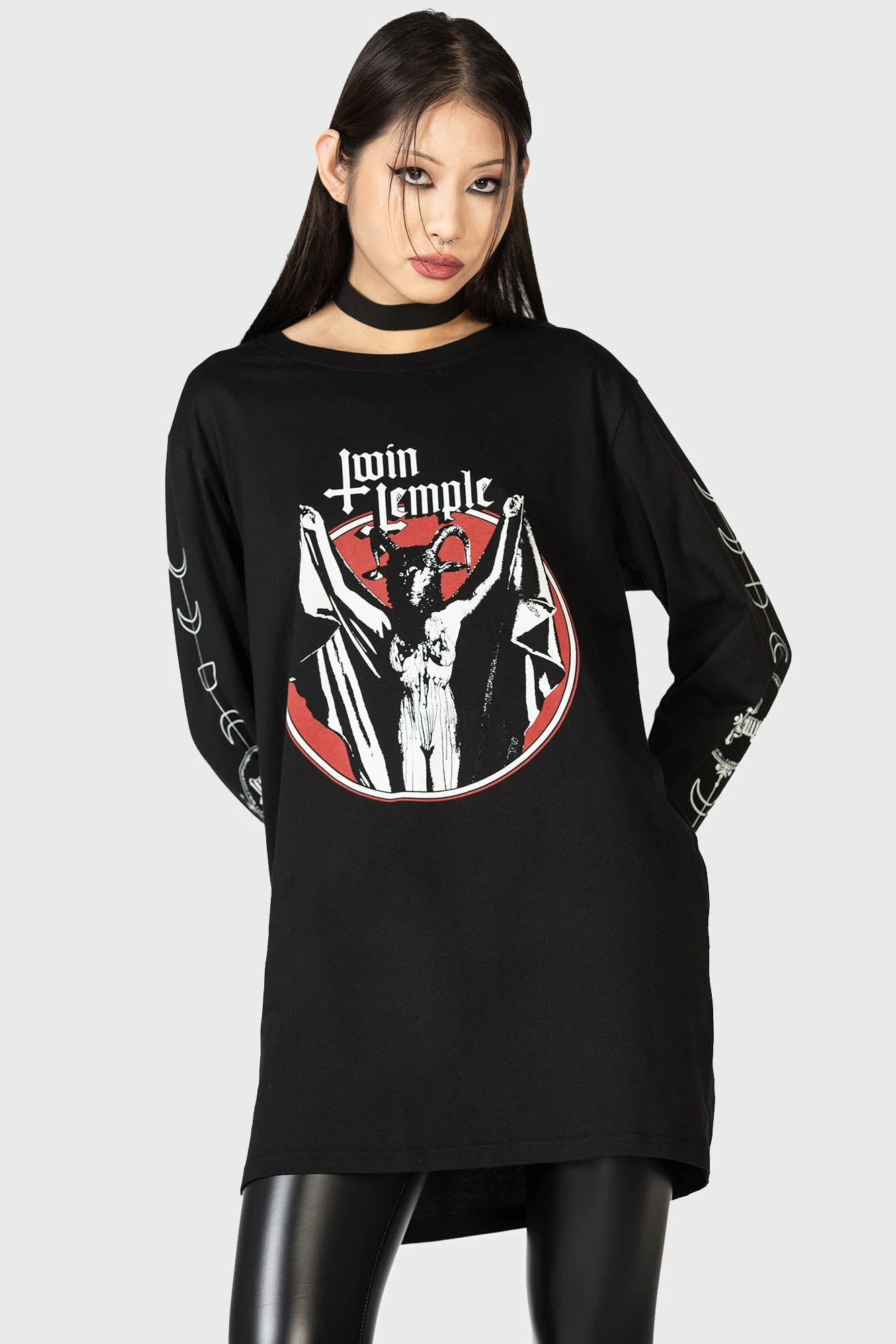 Baphomette Long Sleeve Top 1 Baphomette Long Sleeve Top