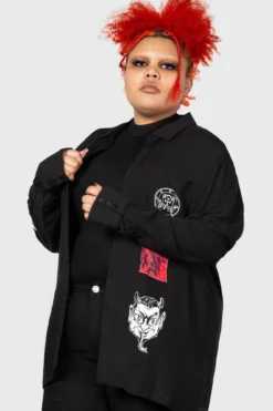 Barabtos Shirt [PLUS] -Gothic Wear Store BARABTOS SHIRT PLUS W F