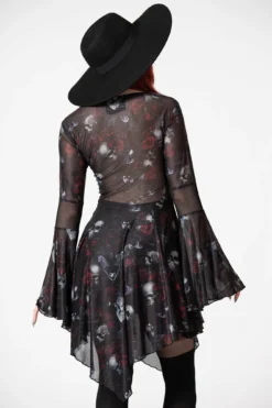 Bellflora Mesh Dress -Gothic Wear Store BELLFLORA MESH DRESS W E