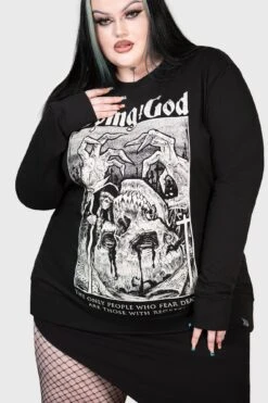 Beyond The Void Sweater [PLUS] -Gothic Wear Store BEYOND THE VOID SWEATER PLUS W D