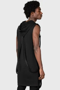 Blayze Hooded Vest -Gothic Wear Store BLAYZE HOODED VEST M F