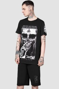 Blind Mind T-Shirt [B] -Gothic Wear Store BLIND MIND T SHIRT MENS D