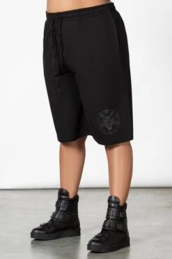 Breaking Point Longline Shorts [PLUS] -Gothic Wear Store BREAKING POINT SHORTS PLUS W D