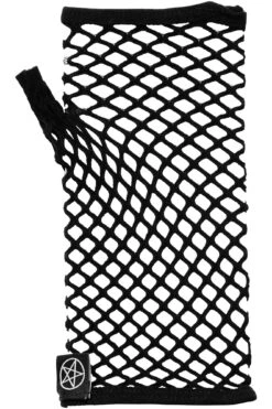 Blood Creed Fingerless Gloves -Gothic Wear Store BloodCreedFingerlessGloves G