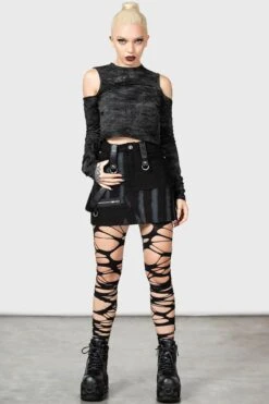 Carnevil Skirt -Gothic Wear Store CARNEVIL SKIRT W D