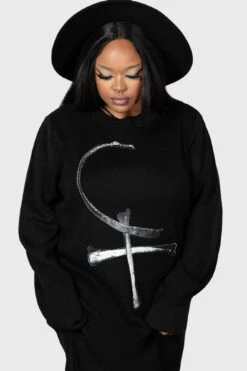 Catacombs Harvest Sweater [PLUS] -Gothic Wear Store CATACOMBS HARVEST SWEATER PLUS W E