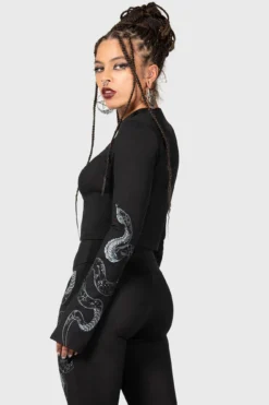 Cornelia Crop Top -Gothic Wear Store CORNILIA TOP W F