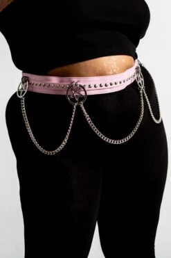Curses Belt [PASTEL PINK] [PLUS]