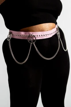 Curses Belt [PASTEL PINK] [PLUS]