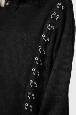 Daith Knit Sweater -Gothic Wear Store DAITH KNIT SWEATER W C