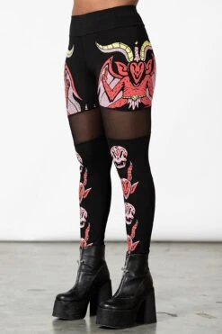 Daredevil Leggings -Gothic Wear Store DAREDEVIL LEGGINGS W D