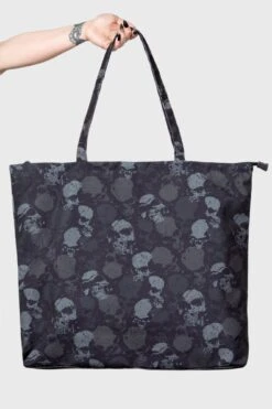 Dark And Doomed Beach Bag -Gothic Wear Store DARK AND DOOMED BEACH BAG W B