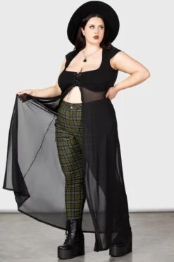 Dark Canopy Trousers [PLUS] -Gothic Wear Store DARK CANOPY TROUSERS PLUS W D