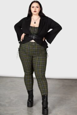 Dark Canopy Trousers [PLUS] -Gothic Wear Store DARK CANOPY TROUSERS PLUS W E