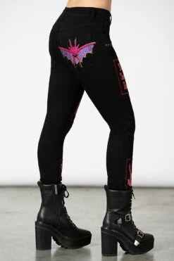 Dealer Patched Jeans -Gothic Wear Store DEALER PATCHED JEANS WOMENS I