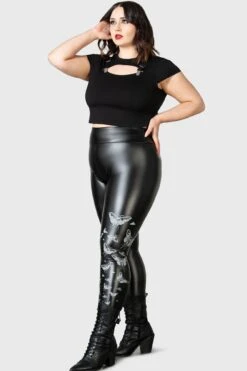 Death's Head Leggings [PLUS] -Gothic Wear Store DEATHS HEAD LEGGINGS PLUS W D 49df3763 b6fb 4e65 a027 74d0e1f66e98