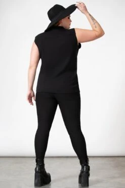 Deux Ex Sleeveless Top [PLUS] -Gothic Wear Store DEUS EX SLEEVELESS TOP PLUS W D