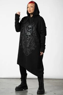 Dispare Asymmetrical Hoodie -Gothic Wear Store DISPARE ASYMMETRICAL HOODIE E