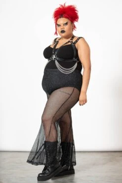 Double Platinum Flares [PLUS] -Gothic Wear Store DOUBLE PLATINUM FLARES PLUS W D