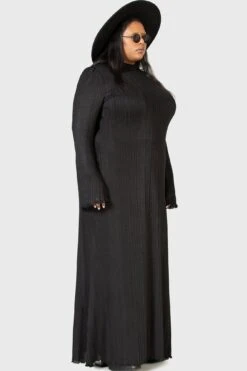 Drenched Grief Maxi Dress [PLUS] -Gothic Wear Store DRENCHED GRIEF MAXI DRESS PLUS W E