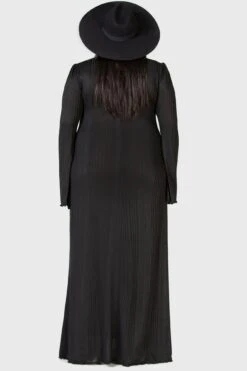 Drenched Grief Maxi Dress [PLUS] -Gothic Wear Store DRENCHED GRIEF MAXI DRESS PLUS W F