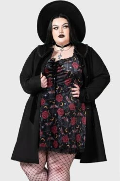 Druantia Coat [PLUS] -Gothic Wear Store DRUANTIA COAT PLUS W B