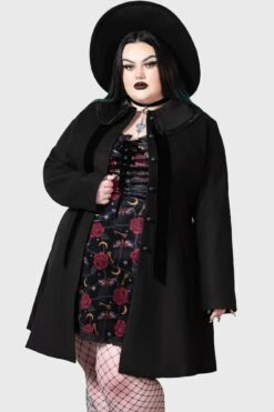 Druantia Coat [PLUS] -Gothic Wear Store DRUANTIA COAT PLUS W C