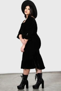 Drusilla Midi Skirt [PLUS] -Gothic Wear Store DRUSILLA MIDI SKIRT PLUS E