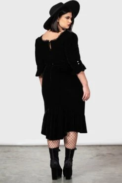 Drusilla Midi Skirt [PLUS] -Gothic Wear Store DRUSILLA MIDI SKIRT PLUS W F