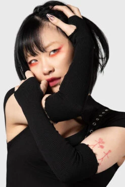 Elvyne Gloves -Gothic Wear Store ELVYNE GLOVES W D