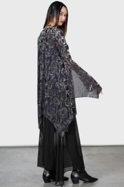 Flowering Fear Shawl -Gothic Wear Store FLOWERING FEAR SHAWL W F