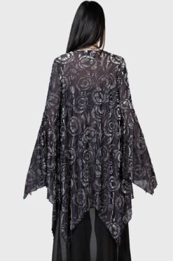Flowering Fear Shawl -Gothic Wear Store FLOWERING FEAR SHAWL W G