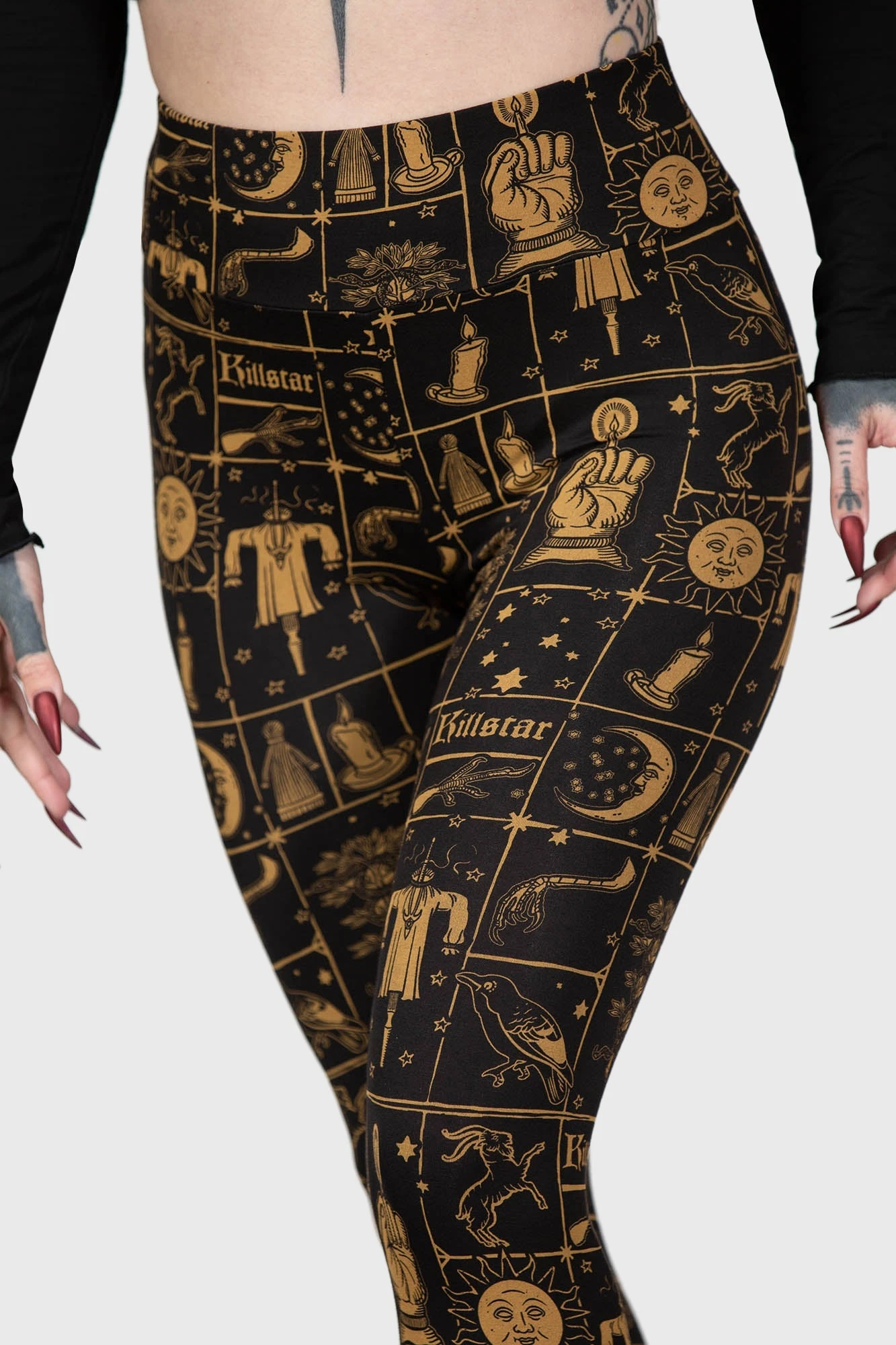 Folk Horror Leggings 2 Folk Horror Leggings - Image 2