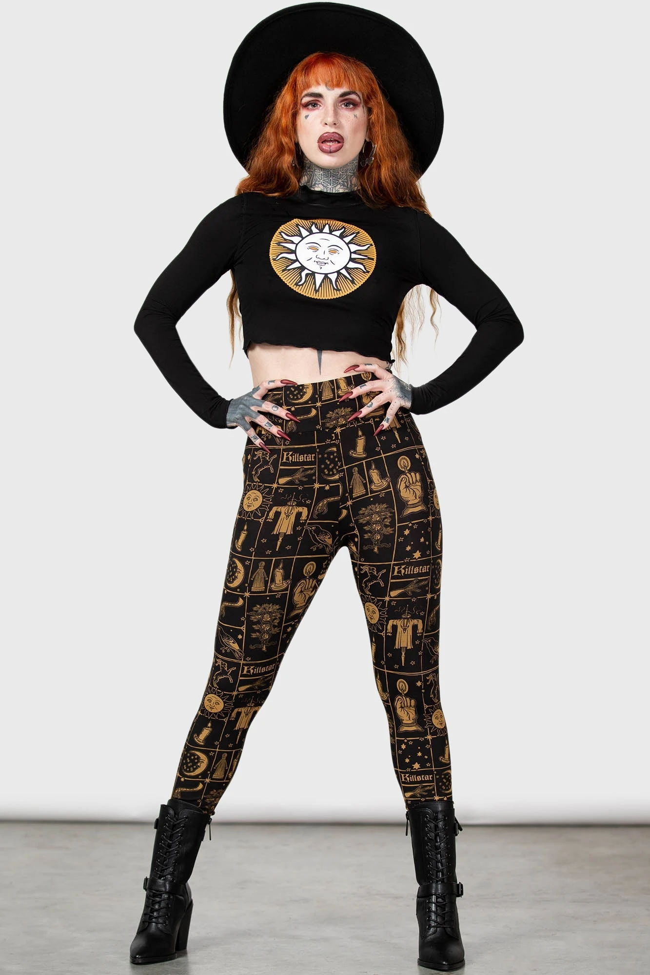 Folk Horror Leggings 3 Folk Horror Leggings - Image 3