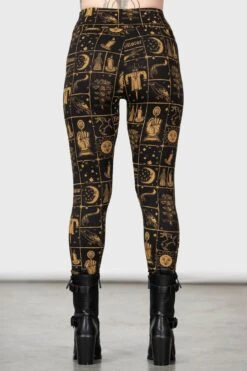 Folk Horror Leggings 7 Folk Horror Leggings -Gothic Wear Store FOLK HORROR LEGGINGS W E
