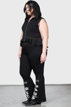 Furrows Hooded Top [PLUS] -Gothic Wear Store FORROWS HOODED TOP PLUS W E