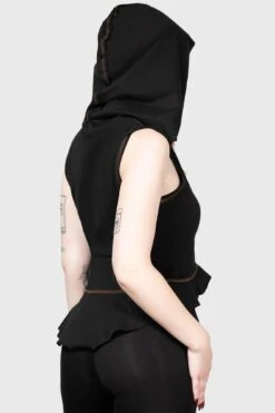 Furrows Hooded Top -Gothic Wear Store FURROWS HOODED TOP W D