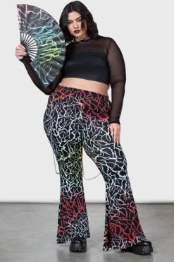 Ghoul Sweat Crop Top [PLUS] -Gothic Wear Store GHOUL SWEAT CROP TOP PLUS W D