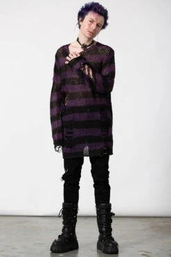 Graph Knit Sweater -Gothic Wear Store GRAPH KNIT SWEATER C