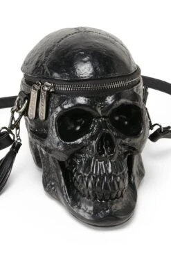 Grave Digger Skull Handbag [B] -Gothic Wear Store GRAVEDIGGER BAG E