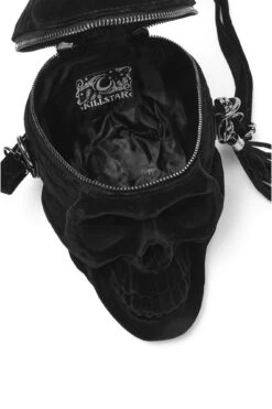 Grave Digger Skull Handbag [VELVET] -Gothic Wear Store GRAVEDIGGER VELVET HANDBAG G