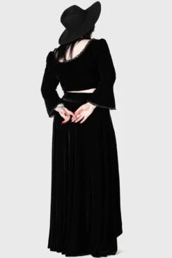 Harietta Long Sleeve Top [PLUS] -Gothic Wear Store HARIETTA TOP PLUS W D